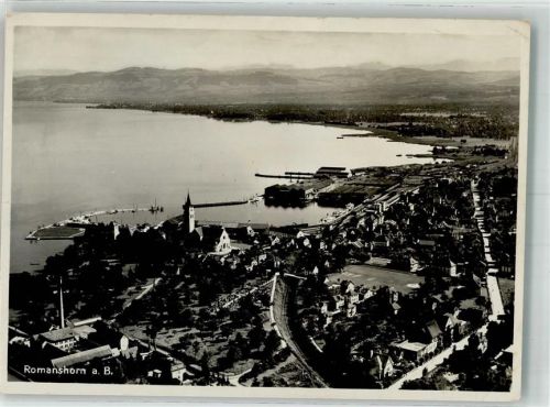 8590 Romanshorn 1933 Gebrauchsspuren Fliegeraufnahme