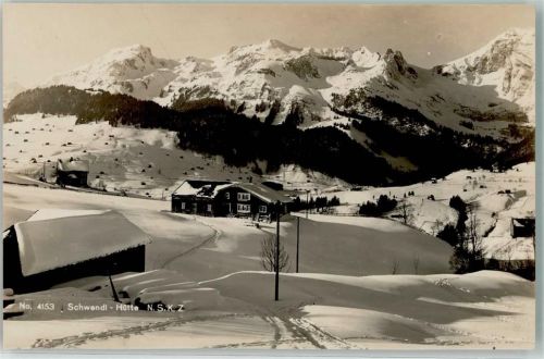 7250 Klosters Winter Schwendi-Hütte N.S.K.Z.