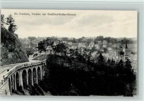 9000 St. Gallen S. Gallo - Viadukt der Gottfried-Keller-Strasse