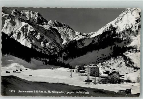 7563 Samnaun Dorf 1956 Winter