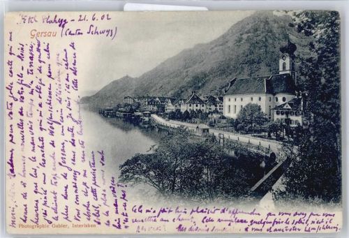 6442 Gersau - Panorama Kirche