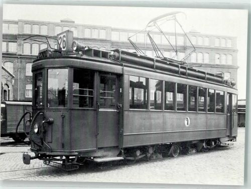 4000 Basel Bâle - BVB Straßenbahn Be 2/3 73 B. St. B. 1935 Hauptwerktätte Klybeck Repro