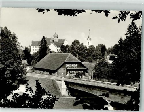 8575 Bürglen TG - Schloss Ev. Kirche Thurbrücke