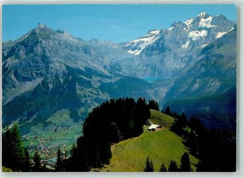 3718 Kandersteg - Hellhorn Dündenhorn Vogelschau