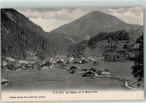 1863 Le Sépey Ormont-Dessous 1908 - et le Mont d'Or