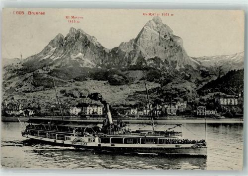 6440 Brunnen 1910 - Mythen DS der Stadt Luzern