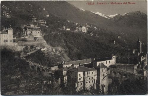 um 1910/20 - Locarno, Madonna del Sasso.K: Tessin. Schweiz. Nr. 8528.,Edition Photoglob Co. AKU1