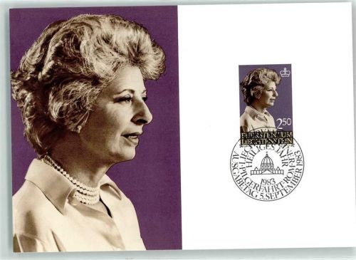 Fürstin Gina von Liechtenstein Ausgabe 5. September 1983 Adel Liechtenstein