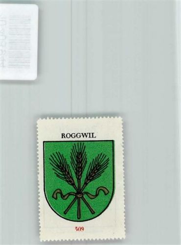 4914 Roggwil BE - Vignette Wappen Kaffee Hag ca 1920-1940 Ähren