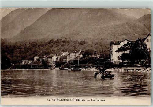 1898 St-Gingolph - Genfer See Fischerboot