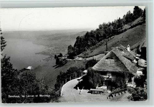 1820 Montreux Chillon - Genfer See Restaurant Sonchaux
