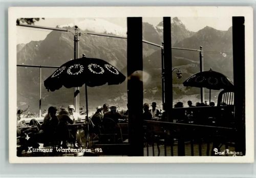 7310 Bad Ragaz 1929 - Kurhaus Wartenstein