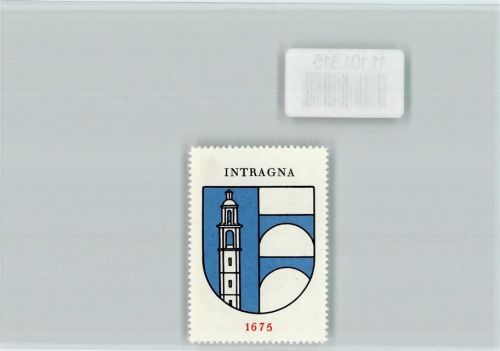 6655 Intragna - Vignette Wappen Kaffee Hag ca 1920-1940 Intragna