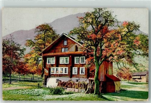 Winterthur Ort lt. Stempel Bauernhaus Motiv Schweiz
