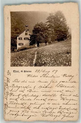 7000 Chur Coire 1909 Foto AK St, Hilarien