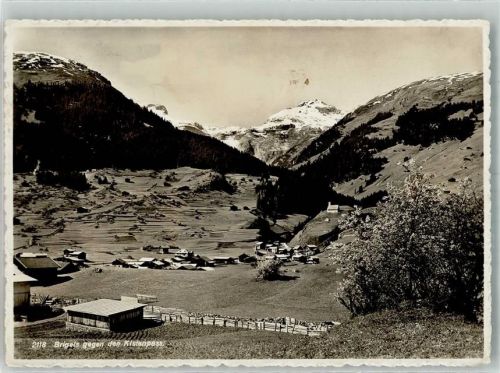 Kistenpass Foto AK Brigels