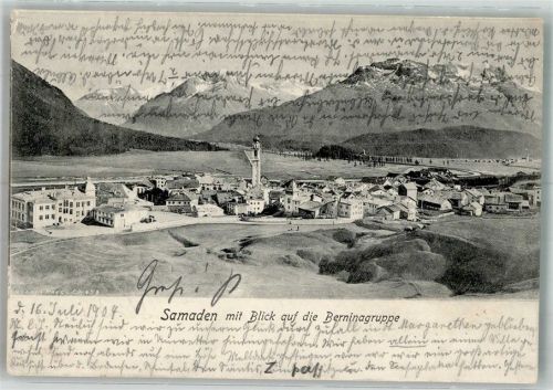 7503 Samedan Samaden 1904 Foto AK