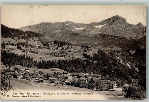1867 Ollon VD 1913 Foto AK Chesieres