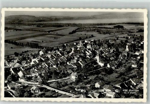 1580 Avenches Foto AK Fliegeraufnahme