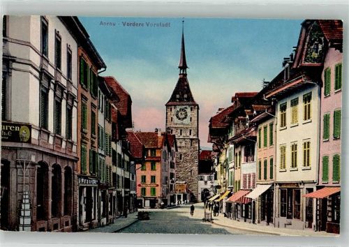 5000 Aarau Foto AK Geschäft Vordere Vorstadt