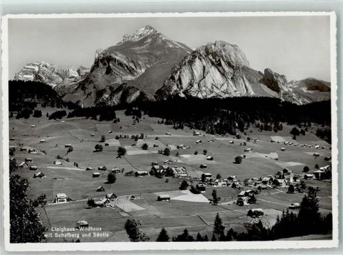 9658 Lisighaus - Fliegeraufnahme Schafberg Säntis
