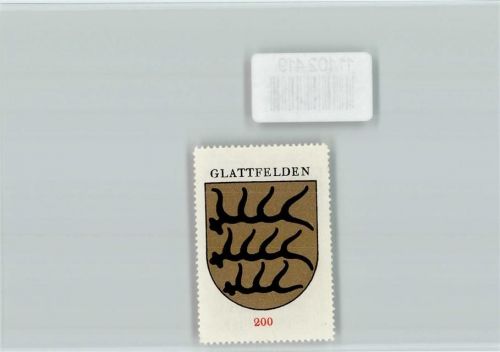 8192 Glattfelden - Vignette Wappen Kaffee Hag ca 1920-1940