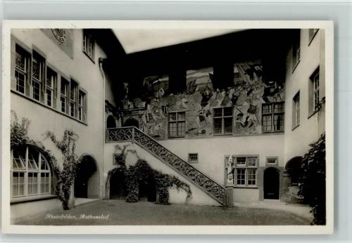 4310 Rheinfelden - Rathaushof Wandmalereien