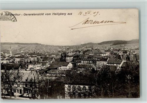 8400 Winterthur - Generalansicht vom Heiligberg aus