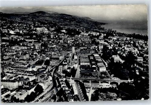 1000 Lausanne Losanna - Fliegeraufnahme