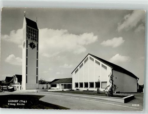 8355 Aadorf Foto AK Ev. Kirche