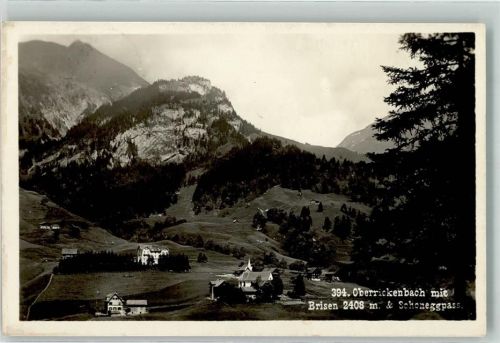 6387 Oberrickenbach - Schoneggpass Brisen Gasthaus zur Post