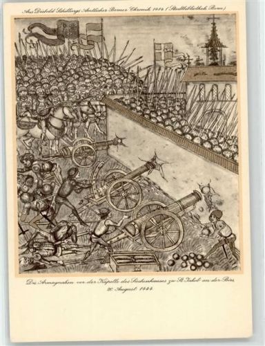 Für das Schweizer Rote Kreuz 1944 Bundesfeier / Pro Patria Schweiz Künstlerkarte