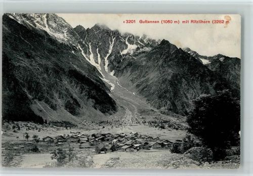 3864 Guttannen 1918 - mit Ritzlihorn