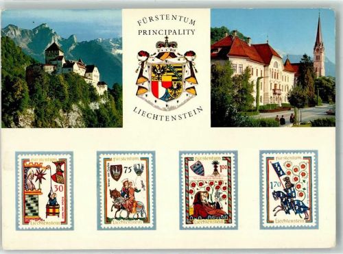 9490 Vaduz 1972 - Schloss Wappen Briefmarken