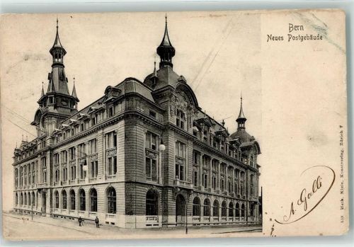 3000 Bern Berne 1907 Gebrauchsspuren Postamt