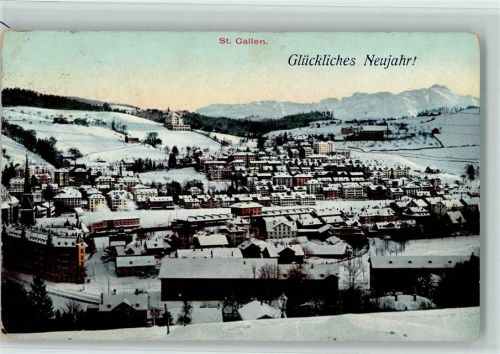 9000 St. Gallen S. Gallo - 1910 Winter