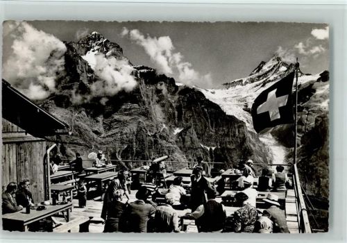 3818 Grindelwald - Berg-Restaurant First Schweizer Banner