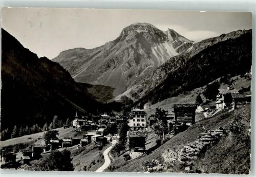 Grimentz Sex de Marinda Hotel des Becs de Bossons Pro Juventute Schweiz