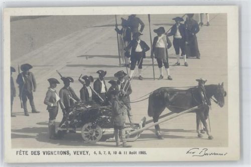 1800 Vevey - Fete des Vignerons 1905