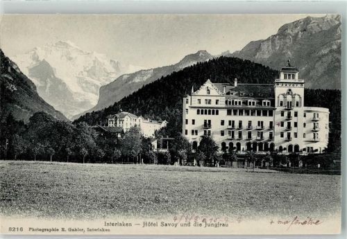 3800 Interlaken - Jungfrau Hotel Savoy