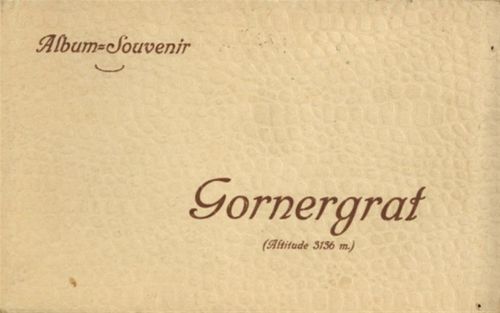 Gornergrat - Album mit 12 Fotokarten
