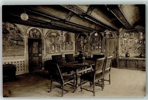 8260 Stein am Rhein - Kloster St Georgen Festsaal des Abtes David von Winkelsheim ca 1515