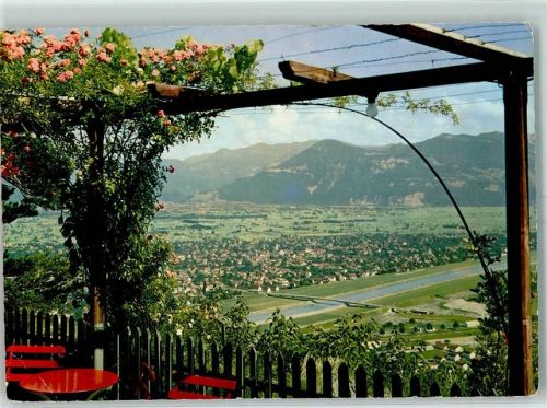 9428 Walzenhausen - Blick von Gasthaus Meldegg Terrasse