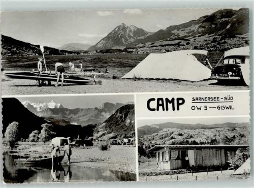 6074 Giswil - Camp Sarnersee Süd OW5 Camping Club Luzern