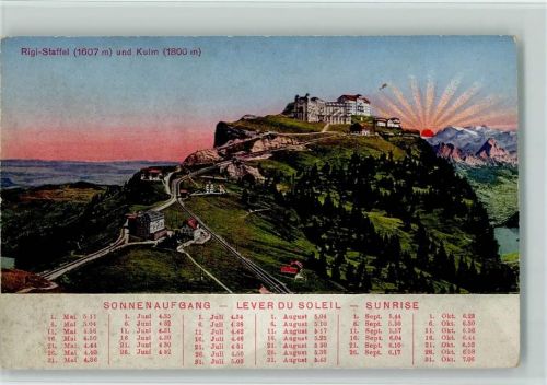 6410 Rigi Staffel - und Kulm Sonnenaufgang