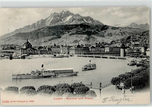6000 Luzern Lucerne - Dampfschiff