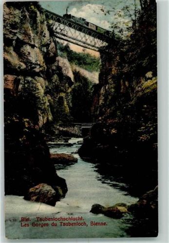 2500 Biel/Bienne 1912 - Taubenlochschlucht