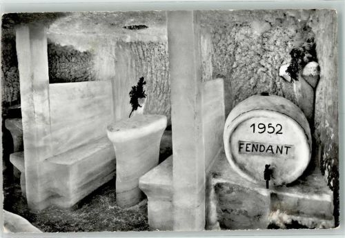 3801 Jungfraujoch - Eispalast Hüttenstempel Fendant-Fass