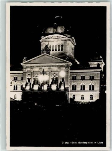 3000 Bern Berne - Bundeshaus bei Nacht