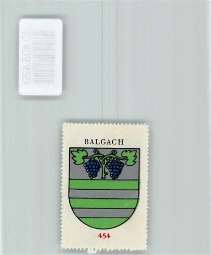 9436 Balgach - Vignette Wappen Kaffee Hag ca 1920-1940